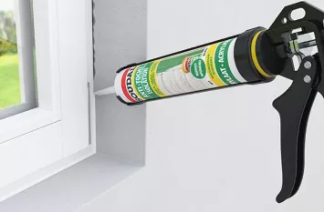 Luftdichtes Abdichten von Rissen