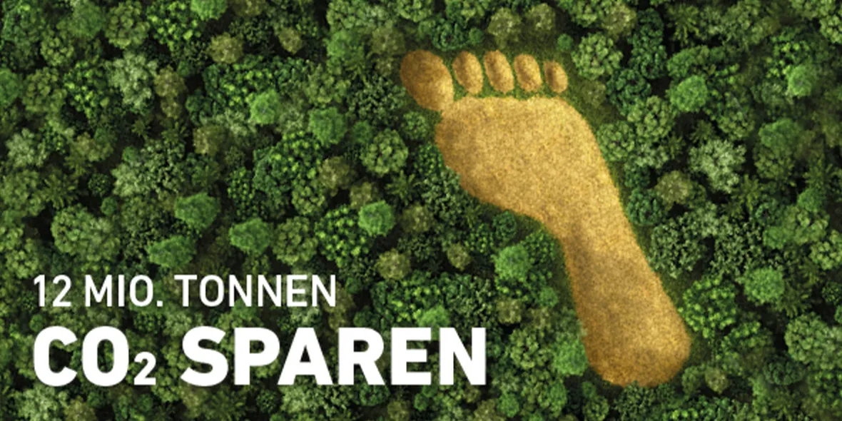 12 Mio Tonnen Co2 sparen