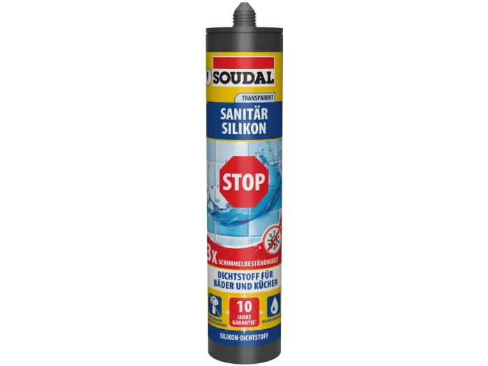 Sanitär-Silikon STOP Transparent 300ml