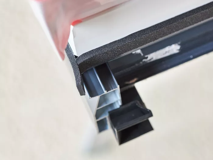 Fensterecken verkleben