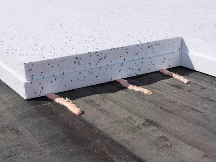 Flachdach Material Dämmstoff